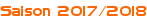<p>Saison 2017/2018</p>